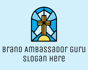 Church Cross Mosaic logo design