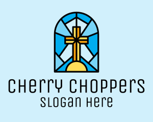 Church Cross Mosaic logo design