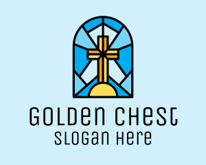 Church Cross Mosaic logo design