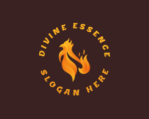 Fried Chicken Flame logo design