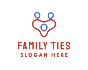 Family Heart Parenting logo design