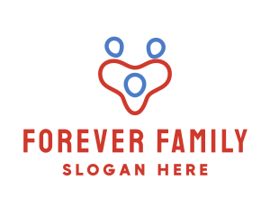Family Heart Parenting logo design