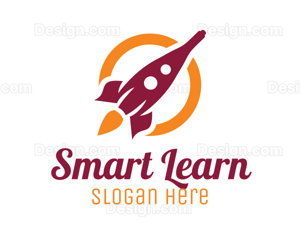 Wine Bottle Rocket Logo