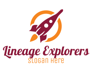 Wine Bottle Rocket logo design