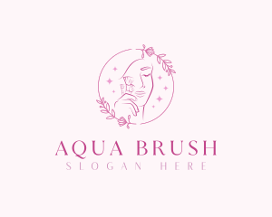 Beauty Brush Makeup logo design