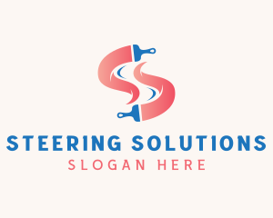 Painting Renovation Letter S logo design