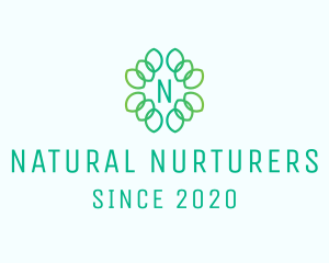 Natural Leaves Spa logo design