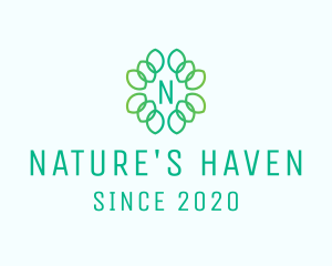 Natural Leaves Spa logo design