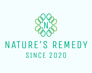 Natural Leaves Spa logo design