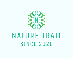 Natural Leaves Spa logo design