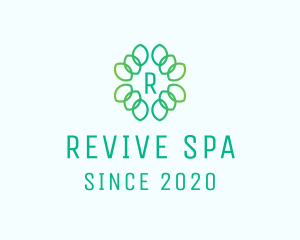 Natural Leaves Spa logo design