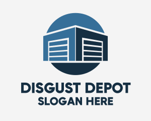 Industrial Warehouse Building logo design