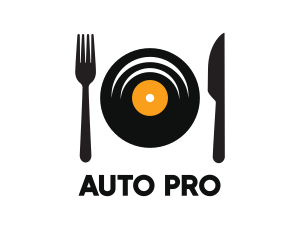 Vinyl Fork Knife Dining logo