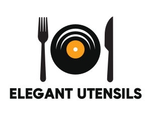 Vinyl Fork Knife Dining logo