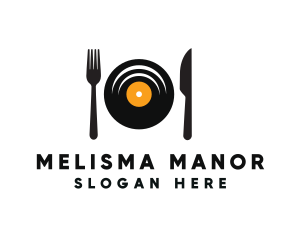 Vinyl Fork Knife Dining logo