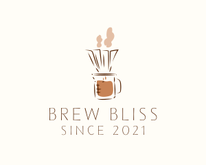 Brewed Coffee Filter logo design