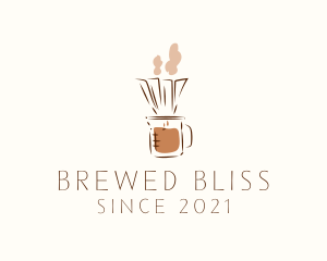 Brewed Coffee Filter logo design