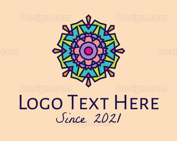 Colorful Pattern Kaleidoscope Logo