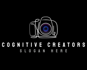 Camera Photography Lens logo design