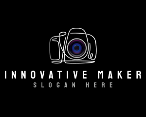 Camera Photography Lens logo design