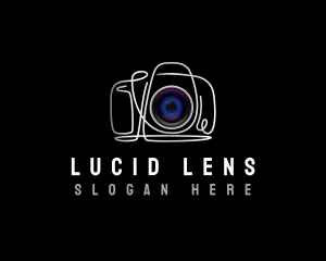 Camera Photography Lens logo design