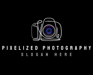 Camera Photography Lens logo design