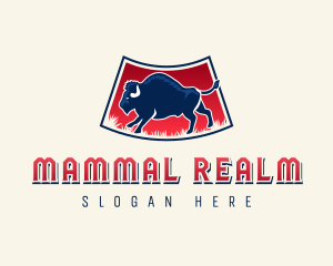 Wyoming Grazing Bison logo