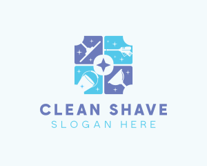 Housekeeping Cleaning Equipment  logo design