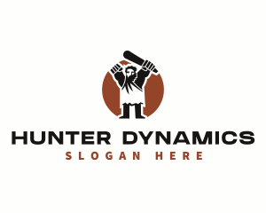 Primitive Hunter Caveman logo