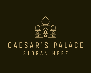 India Palace Structure logo design