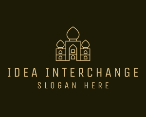 India Palace Structure logo design