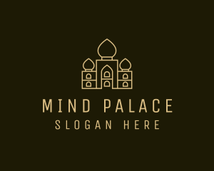 India Palace Structure logo design