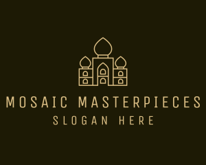 India Palace Structure logo design