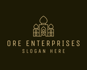 India Palace Structure logo design