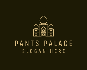 India Palace Structure logo design