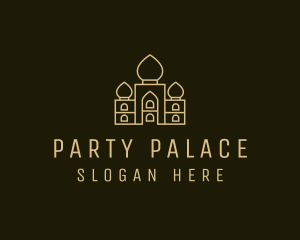 India Palace Structure logo design