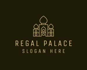 India Palace Structure logo design