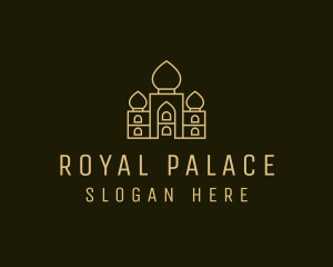 India Palace Structure logo design