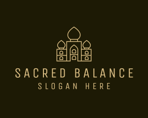 India Palace Structure logo design