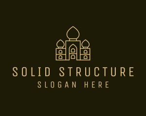 India Palace Structure logo design