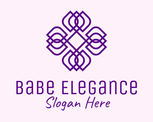 Elegant Floral Pattern logo design