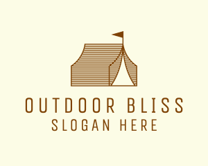 Rustic Camp Tent logo