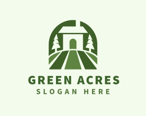 Green House Field logo design