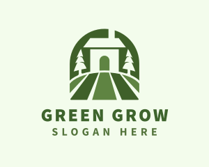 Green House Field logo design