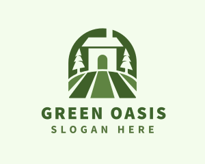 Green House Field logo design