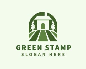 Green House Field logo design