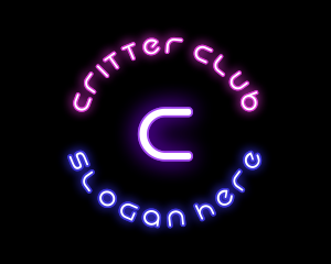 Neon Club Business logo design