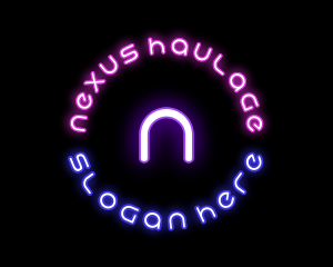 Neon Club Business logo design