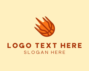 Hoop Basketball Court logo