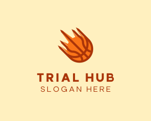 Hoop Basketball Court logo